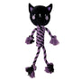 foufouBRANDS fouFIT Peluches Halloween Knotties - Chat noir, jouet pour chien