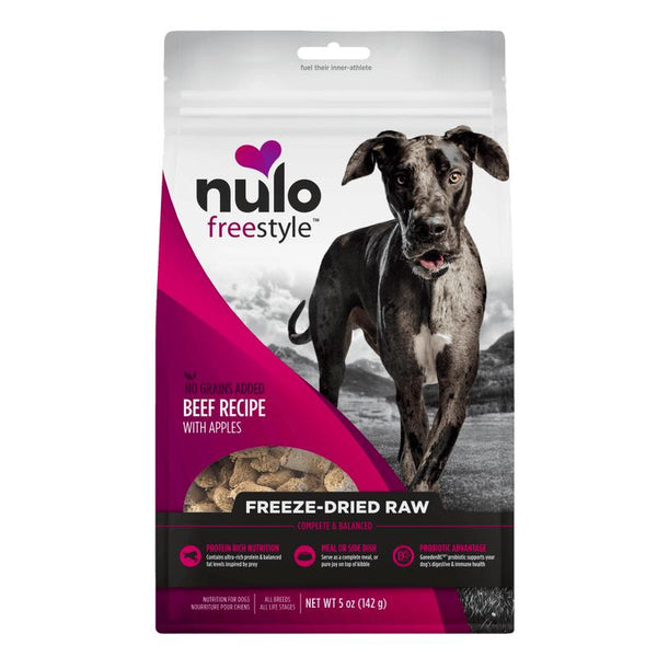 Nulo Freestyle Beef with Apples Grain-Free Freeze-Dried Raw Dog Food