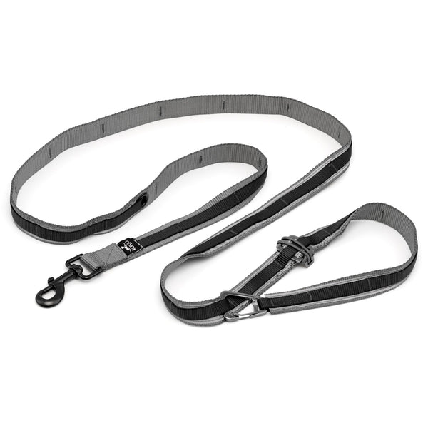Kurgo Quantum Laisse 2.0 pour chiens, Noir