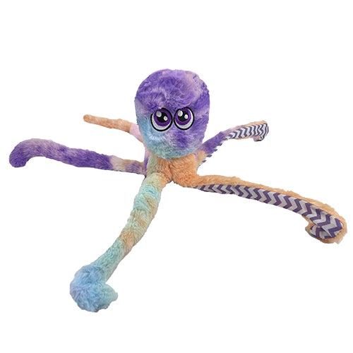 Petlou Octopus Dog Toy, Purple Tie Dye