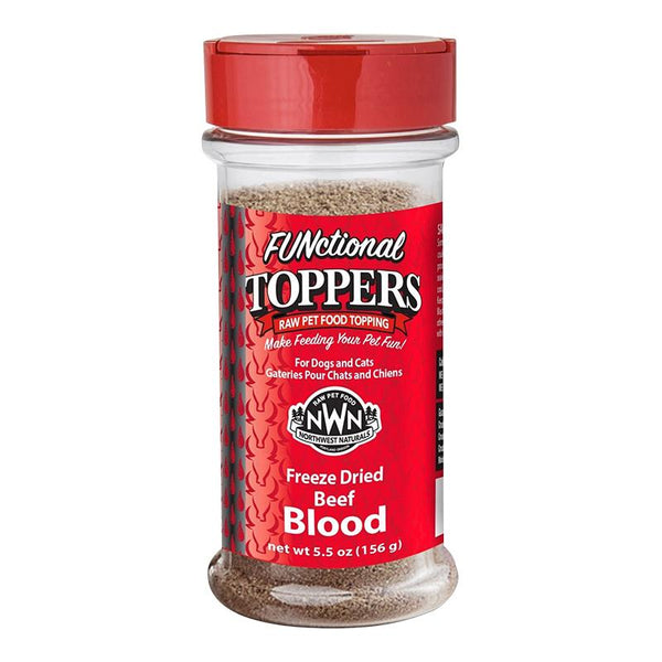 Northwest Naturals FUNctional Beef Blood Freeze-Dried Dog & Cat Food Topper