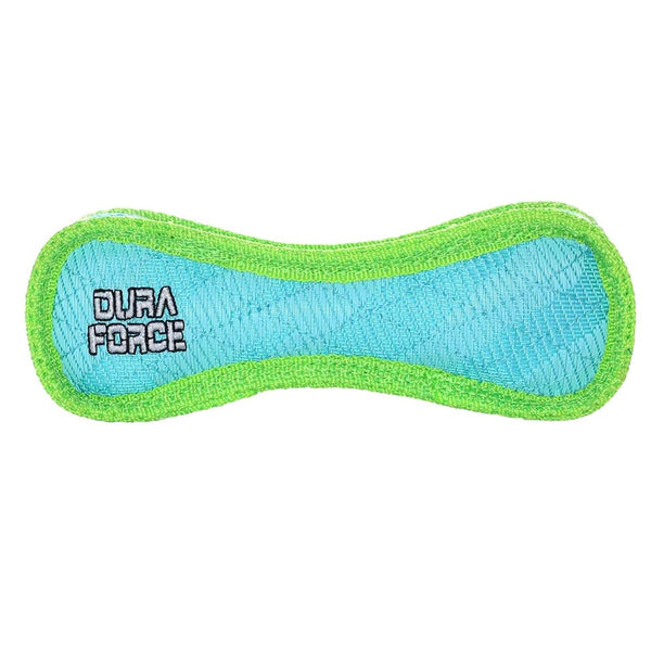 DuraForce Jouet Os pour chien, Blue/Green