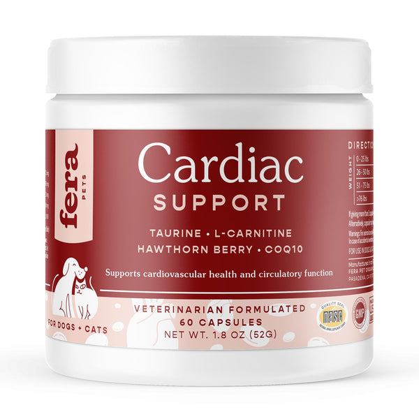 Fera Pet Organics Cardiac Support Dog & Cat Supplement