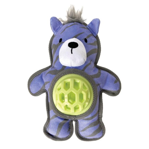 foufouBRANDS fouFIT Hide 'n Seek Bellies Zebra Dog Toy