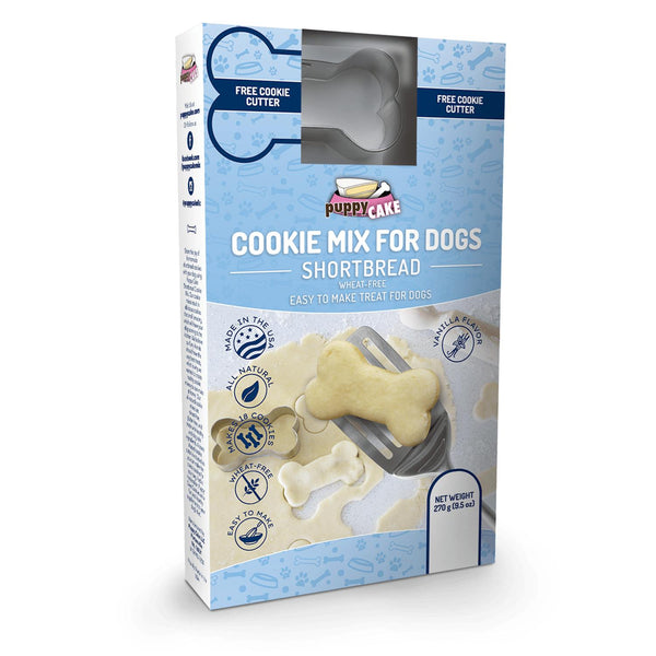 Puppy Cake Shortbread Cookie Mix & Cookie Cutter for Dogs