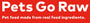 Pets Go Raw Galettes Econo surgelées pour chiens en mini vrac