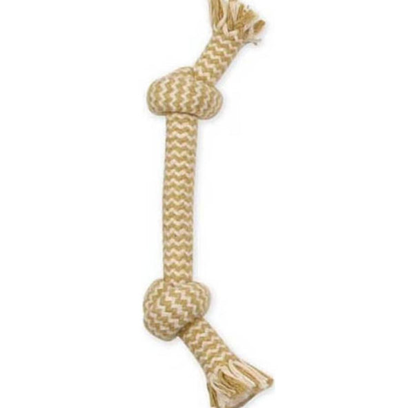 Mammoth Extra 2 Knot Tug Peanut Butter Dog Toy
