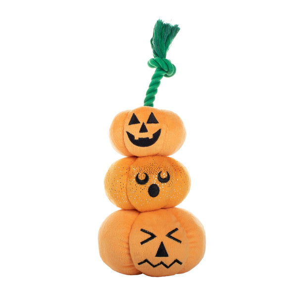 Pet Shop by Fringe Studio Stack-O-Lantern Plush Dog Toy