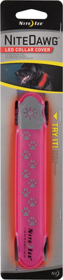 Nite Ize Nite Dawg Couvre-collier LED pour chien, Rose