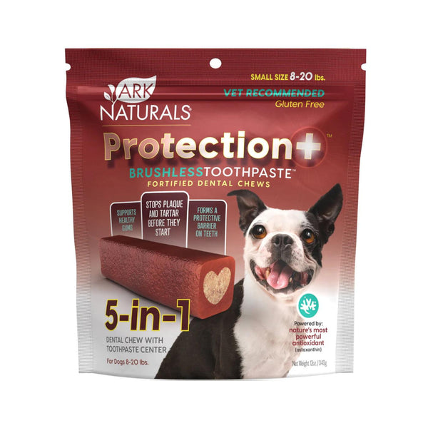 Ark Naturals Protection+ Brushless Toothpaste Dental Chew for Small Dogs