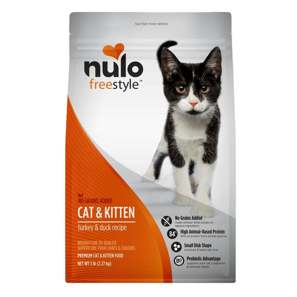 Nulo Cat FreeStyle Turkey & Duck Recipe Grain-Free Dry Cat & Kitten Food