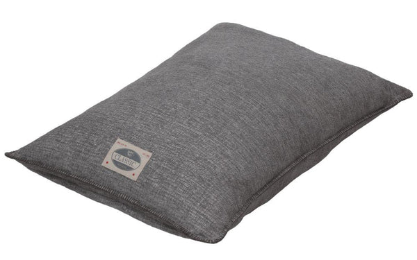 Happy Tails Lit pour chiens classique en chenille, Gris acier