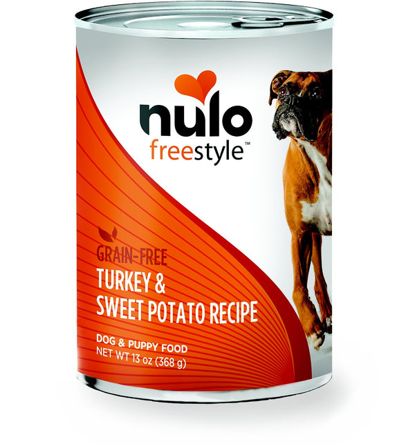 Nulo Dog Freestyle Pate Turkey & Sweet Potato Recipe Grain-Free Canned Dog Food