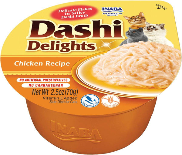 INABA Dashi Delights Chicken Cat Food Topper & Treats