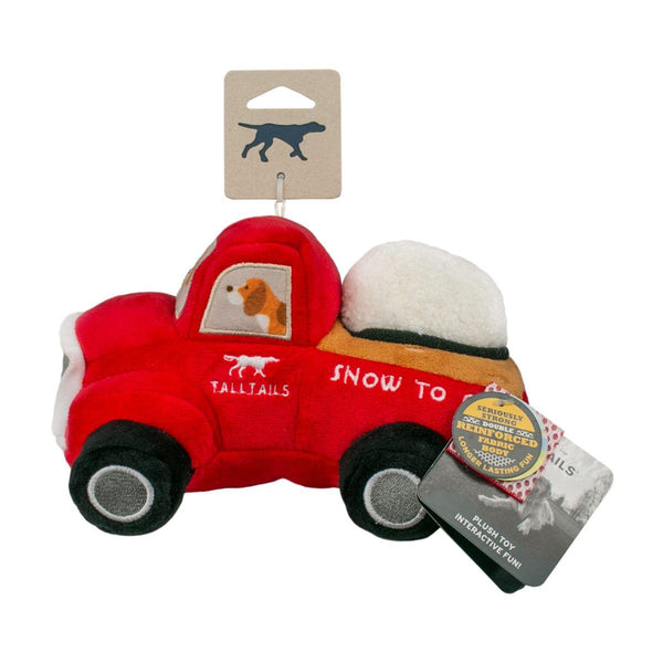 Tall Tails 2-In-1 Snow-To-Go Truck Squeaker Dog Toy