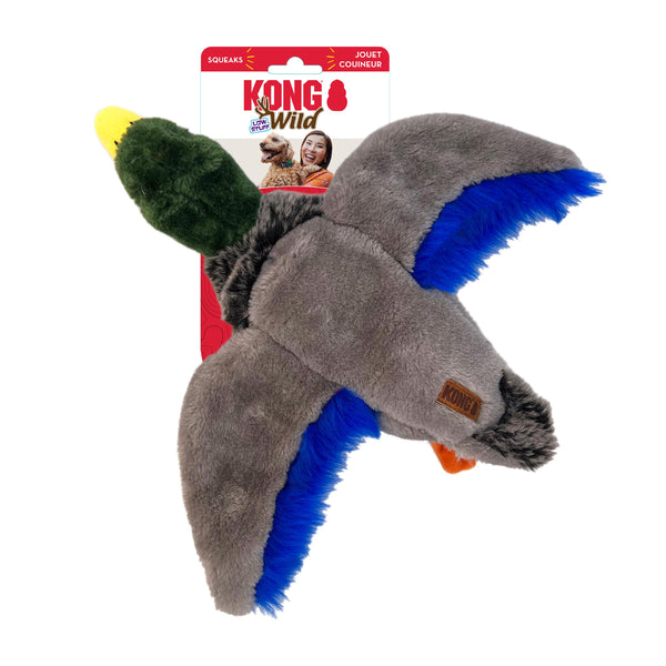 KONG Wild Low Stuff Creatures Mallard Dog Toy