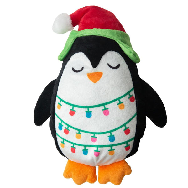 Snugarooz Merry Penguin Plush Dog Toy