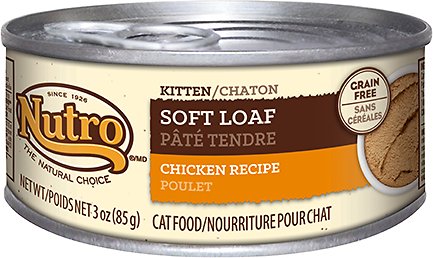 Nutro Kitten Soft Loaf Recette au Poulet Sans céréales Nourriture en conserve pour chatons