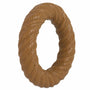 Pet Qwerks BarkBone Natural Instincts Chew Ring Peanut Butter Infused Nylon Dog Toy