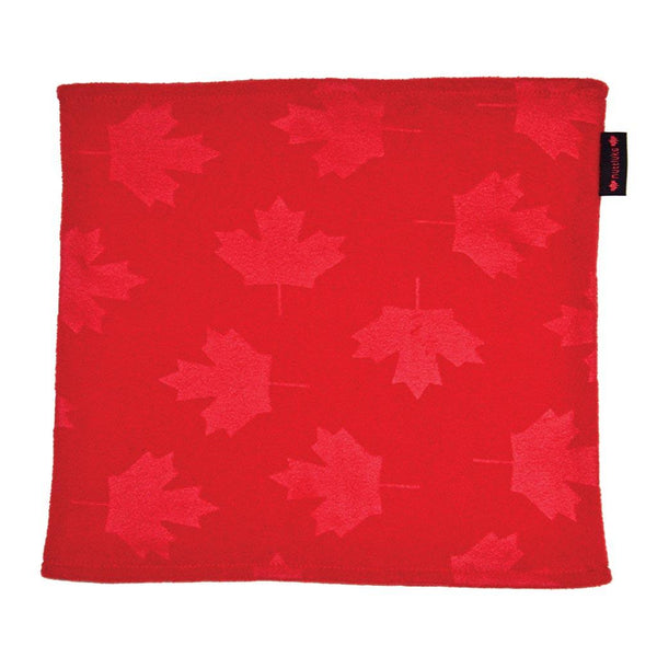 Muttluks KoziNek Fleece Neck Warmer for Dogs, Maple Red