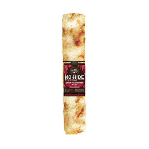Earth Animal No-Hide BBQ Bacon Cheeseburger Strips Dog Treats