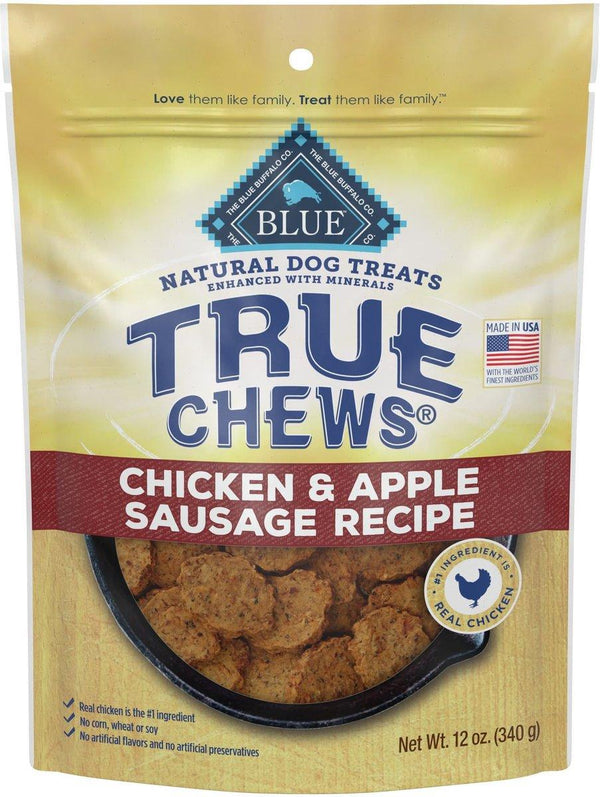 Blue Buffalo True Chews Natural Chicken & Apple Sausage Dog Treats