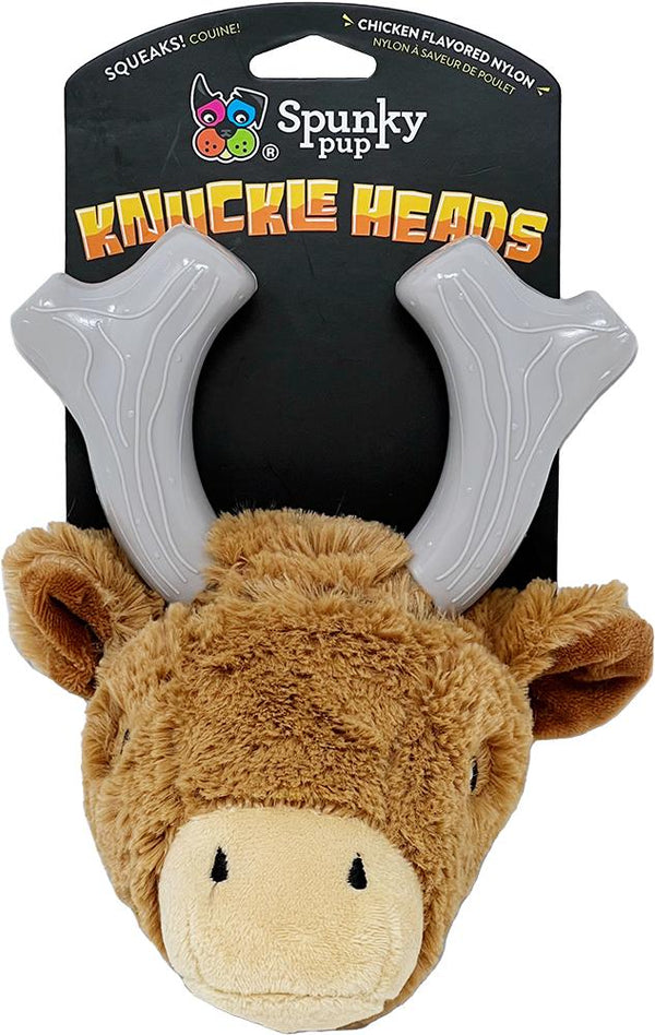 Spunky Pup Knuckleheads 2-in-1 Deer Dog Toy