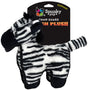 Spunky Pup Tough Plush Triple Stitch Zebra Dog Toy