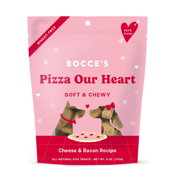 Bocce's Bakery Friandises douces et moelleuses Pizza My Heart pour chiens
