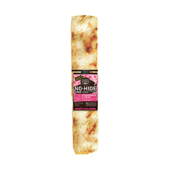 Earth Animal No-Hide Bandes Fraises & Crème Friandises pour Chiens