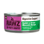 RAWZ Nourriture humide digestive au Lapin et Moules vertes pour chats en boîte