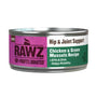 RAWZ Alimentation humide pour chat avec Soutien Hanche & Articulations au Poulet & Moules Vertes en conserve