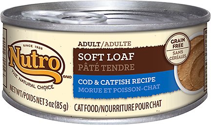 Nutro Pâté Adulte Morue & Poisson-chat Sans céréales Nourriture humide en conserve pour chats