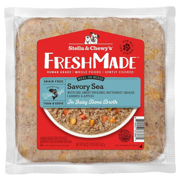 Stella & Chewy's FreshMade Savory Sea Gently Cooked Frozen Dog Food