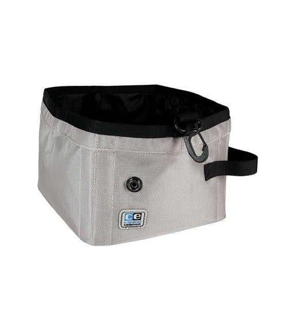 RC Pets Flat Pack Water Dog Travel Bowl, Grey