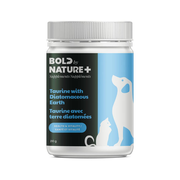 Bold by Nature Taurine with Diatomaceous Earth Supplement for Dogs & Cats