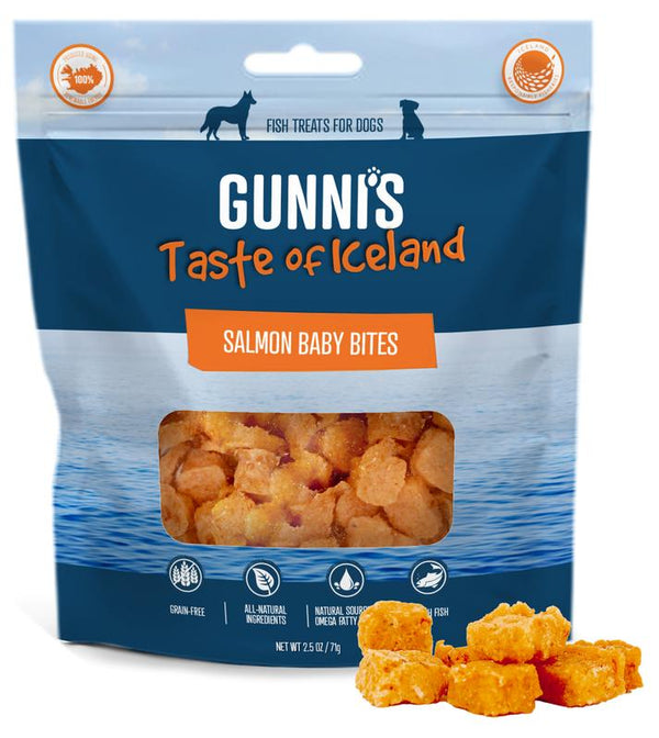 Gunni's Salmon Baby Bites Dog Treats