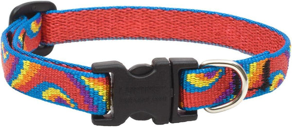 Lupine Pet Original Designs Adjustable Dog Collar, Lollipop