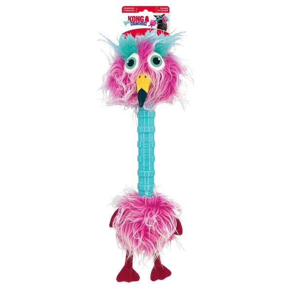 KONG Cruncheez Stretch Birds Dog Toy, Assorted