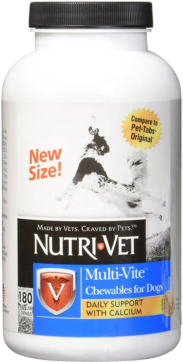 Nutri-Vet Multi-Vite Chewable Dog Supplement, 120-count