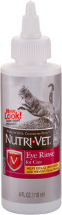 Nutri-Vet Rinçage oculaire pour chat, flacon de 4 oz