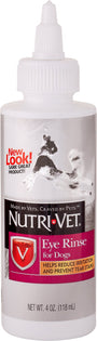 Nutri-Vet Rinçage Oculaire pour Chien, flacon de 4 oz