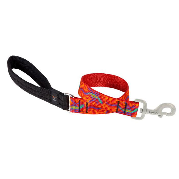 Lupine Pet Original Designs Dog Leash, Go Go Gecko