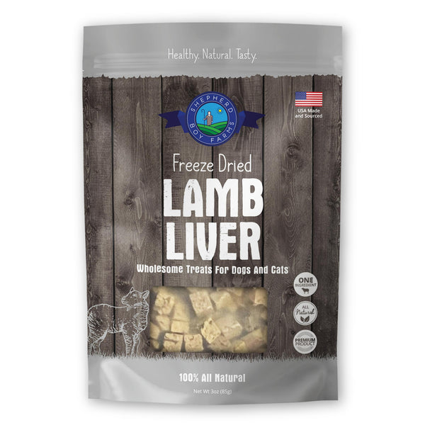 Shepherd Boy Farms Lamb Liver Freeze-Dried Dog & Cat Treats