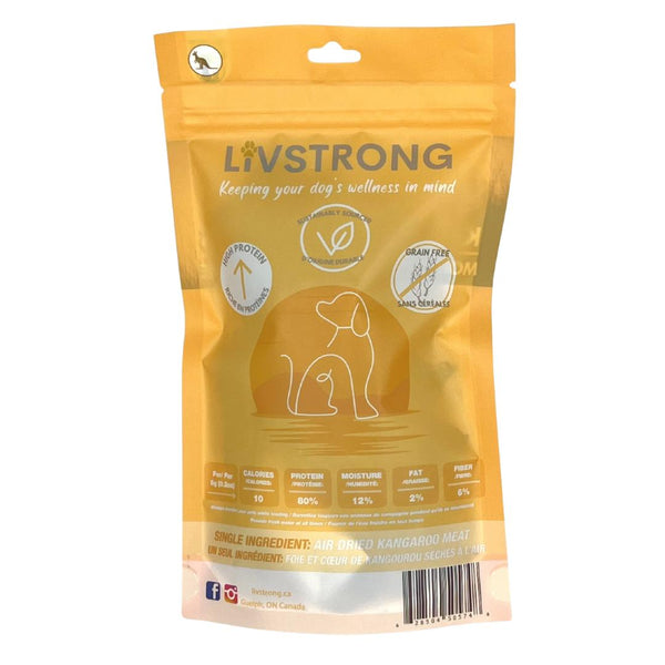 Livstrong Kangaroo Prime Bites Dog Treats