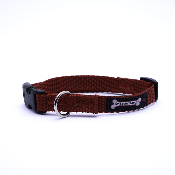 Smoochy Poochy Collier pour chien en nylon, rouge