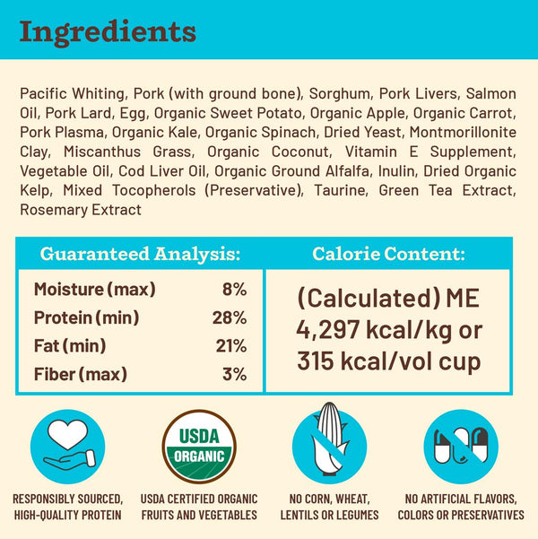 Primal Kibble in the Raw Fish & Pork Recipe Freeze-Dried Dog Food