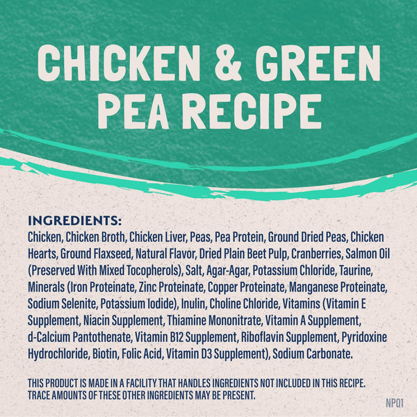 Natural Balance Limited Ingredient Chicken & Green Pea Wet Cat Food Can