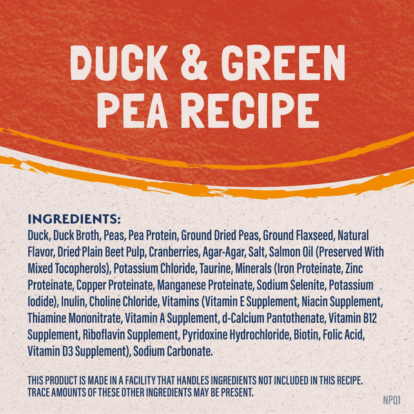 Natural Balance Limited Ingredient Reserve Duck & Green Pea Wet Cat Food Can