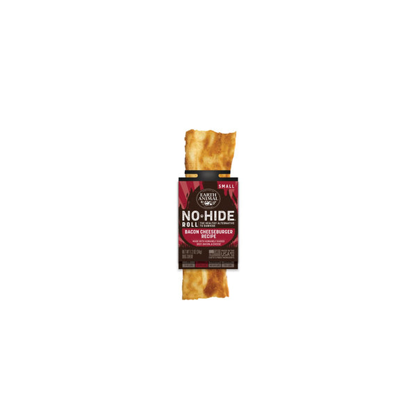 Earth Animal No-Hide Bacon Cheeseburger Rolls Dog Treats